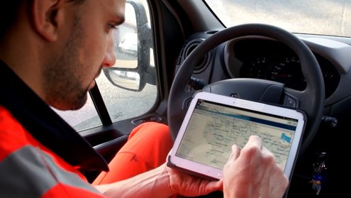 Les agents sont dotés d’outils de mobilité (tablette ou smartphone) Les agents sont dotés d’outils de mobilité (tablette ou smartphone)
