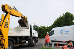 Travaux de raccordement au réseau d'eau potable