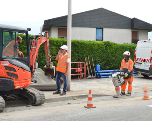 Travaux de réhabilitation d'un regard de régulation sur la commune de Cébazat. Travaux de réhabilitation d'un regard de régulation sur la commune de Cébazat.