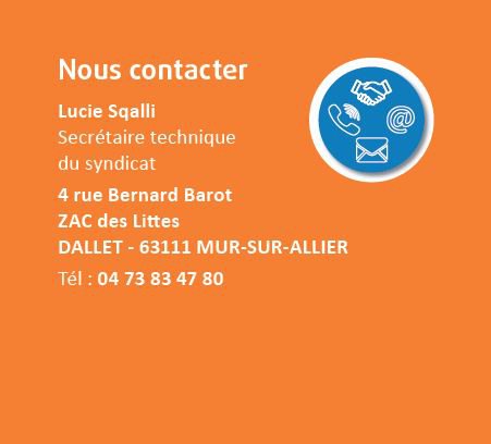 Coordonnées du SIAREC - Syndicat Intercommunal d'Assainissement de la Région Est de Clermont-Ferrand